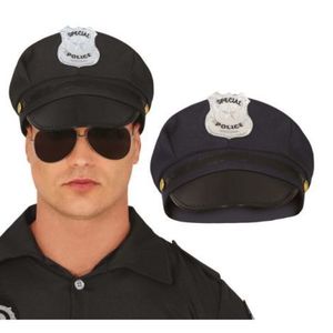 Palarie politist neagra imagine