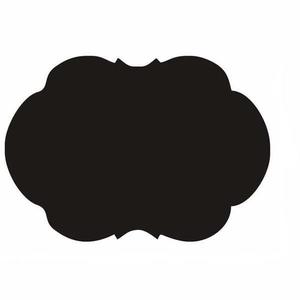 Tabla de scris autocolant, pentru Scris cu Creta, aspect Norisor, Negru, 59 x 41 cm imagine