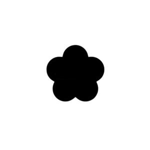 Tabla de scris autocolant, pentru Scris cu Creta, aspect Floare, Negru, 60 x 60 cm imagine