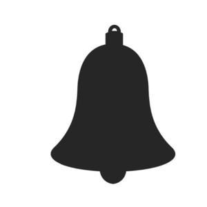 Tabla Scolara sub Forma de Autocolant pentru Scris cu Creta, Clopot, 45x57 cm imagine