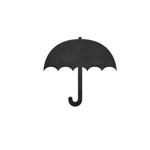 Tabla Scolara sub Forma de Autocolant pentru Scris cu Creta, Umbrela, 90x95 cm imagine