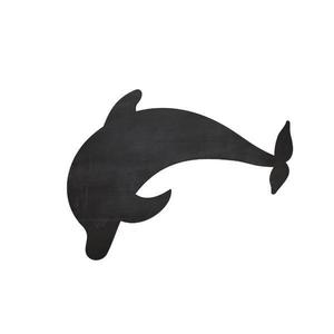 Tabla Scolara sub Forma de Autocolant pentru Scris cu Creta, Delfin, 84x52 cm imagine