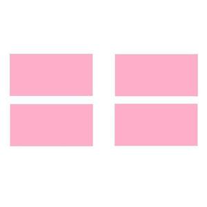 Set 40 Etichete autoadezive dreptunghiulare, roz, 3.5 x 5 cm imagine