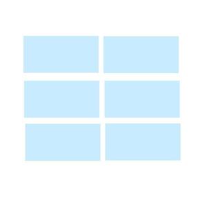 Set 40 Etichete autoadezive dreptunghiulare, albastru, 3.5 x 5 cm imagine