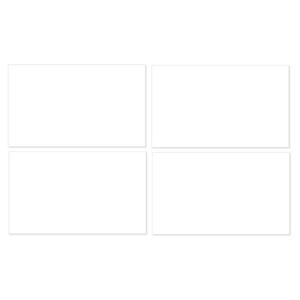 Set 40 Etichete autoadezive dreptunghiulare, alb, 7 x 12 cm imagine