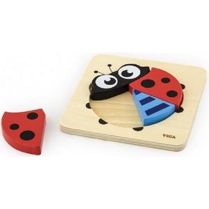 Puzzle din lemn: Buburuza imagine