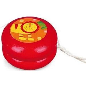 Joc de indemanare: Yo-yo din lemn. Rosu imagine