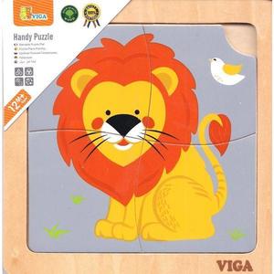 Puzzle din lemn: Leu imagine