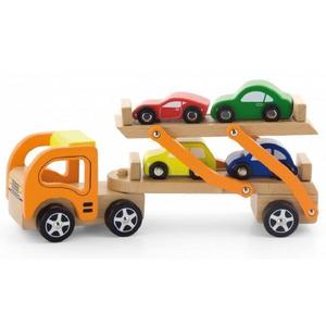 Camion transportor cu 4 masinute imagine