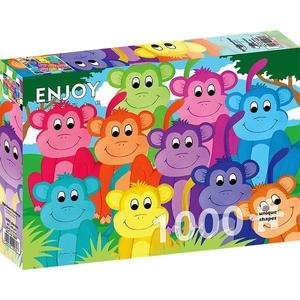 Puzzle 1000: Rainbow Monkeys imagine