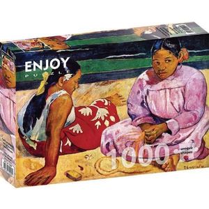 Tahitian Women On The Beach: Paul Gauguin - Puzzle 1000 Piese Enjoy imagine