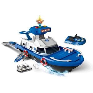 Barca de politie cu sunete si lumini Marine Police imagine