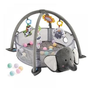 Centru de activitati si tarc cu arcada si bile 3 in 1 Elefant imagine