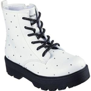 Ghete copii Skechers Gravlen Hi - Jewel Strut 303471L-WHT, 27, Alb imagine