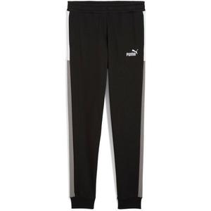 Pantaloni copii Puma Ess Block Sweatpants 69078201, 128, Negru imagine