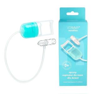 Aspirator nazal Vitammy Nosalino, cu pompa manuala, pentru bebelusi si copii, portabil, capacitate mare a recipientului, igienic, fara incarcare imagine