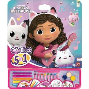 Set pentru desen. Giga block. Gabby's Dollhouse 5 in 1 imagine