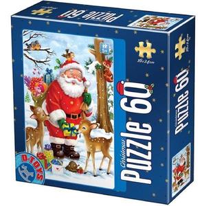 Puzzle Craciun 60. Albastru imagine