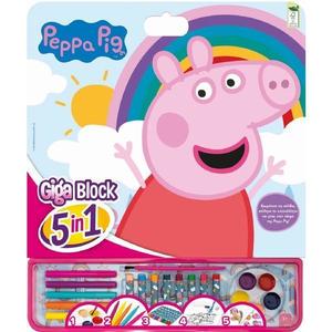 Set pentru desen. Giga block. Peppa Pig 5 in 1 imagine