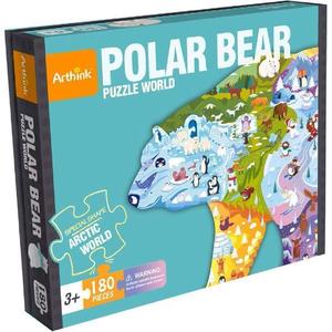 Puzzle in forma de urs polar, 180 piese imagine