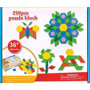 Joc: Tangram din lemn 250 piese imagine