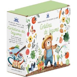 Puzzle magic de colorat cu apa: Gradina de legume imagine