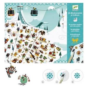 90 Decalcomanies et 3 decors. Abtibilduri de razuit, Monstri imagine