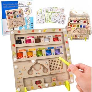 Joc labirint magnetic de clasificare a culorilor imagine