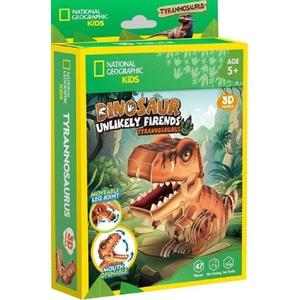 Puzzle 3D. Tiranozaur imagine