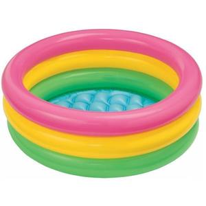Piscina gonflabila copii, Intex, Sunset glow, baby pool, 50 Litri, 61 x 22 cm, 57107 imagine