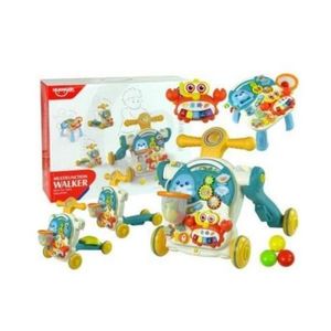 Antepremergator multifunctional pentru bebe, cu centru de activitati, multicolor, 9431 imagine
