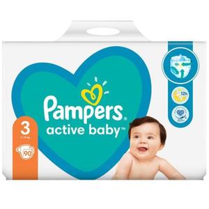 Scutece pentru Bebelusi - Pampers Active Baby, marimea 3 (6-10 kg), 90 buc imagine