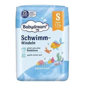 Scutece de înot pentru copii, de unică folosință, mărimea S, pentru 4-9 kg, 12 buc/pachet, Babydream imagine