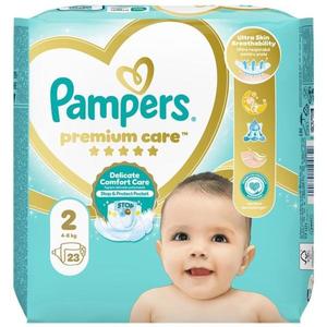 Scutece pentru Bebelusi - Pampers Premium Care Delicate Comfort Small Pack Pack, marimea 2 (4-8 kg), 23 buc imagine