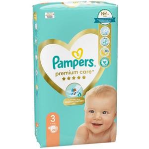 Scutece pentru Bebelusi - Pampers Premium Care Delicate Comfort Value Pack, marimea 3 (5-9 kg), 60 buc imagine