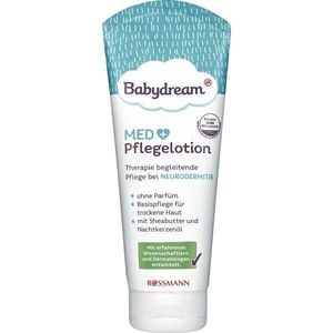 Lotiune de îngrijire pentru copii, cu unt de shea si ulei de primula, fara parfum, Pflegelotion Babydream, 200ml imagine