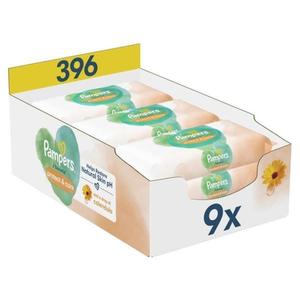 Pachet Servetele Umede pentru Bebelusi - Pampers Harmonie Protect&Care Calendula, 9 x 44 buc imagine