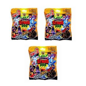 Set 3 Plicuri Stars 999 Vol. 2 – Figurină Surpriză 7 cm + Cartonaș Colecționabil imagine