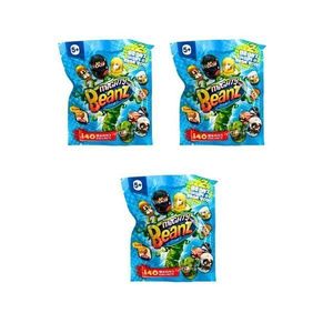 Set 3 Plicuri Mighty Beanz – 2 Beanz Surpriză de 2 cm + Cartonaș Colecționabil imagine
