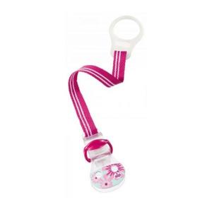 Lant pentru Suzete cu Inel Nip 37001, roz imagine