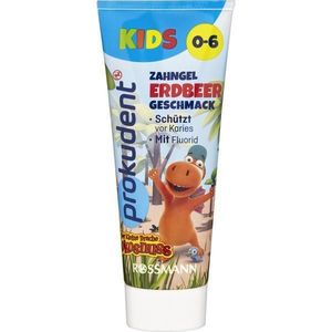 Pasta de dinti cu aroma de capsuni, cu fluor, prokudent kids, pentru 0-6 ani, 75 ml imagine
