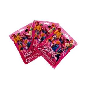 Set 3 plicuri K-Pop Demon Hunters Pink Star – Figurină 10 cm + Cartonaș imagine