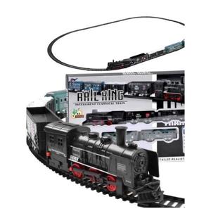 Trenulet electric RAIL KING negru imagine