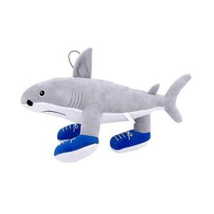 Jucărie pluș moale Brainrot Italian, model rechin cu picioare Tralalero Tralala , 35cm imagine