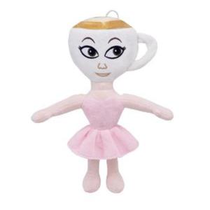 Jucărie de pluș pentru copii, model balerina Cappuccina, 25 cm imagine
