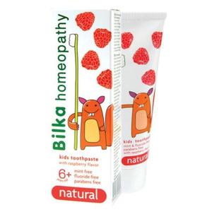 Pasta de Dinti pentru Copii Bilka Homeopathy Organic 6 + Zmeura, 50 ml imagine