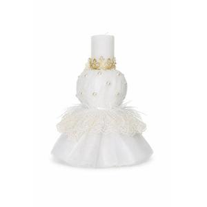 Lumanare botez cu coronita imagine