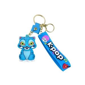 Breloc K-POP Tigru, 5 cm, Multicolor, Accesoriu pentru Chei și Ghiozdan imagine
