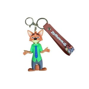 Breloc Zootropolis Nick Wilde, 10 cm – Breloc din Silicon pentru Chei și Ghiozdan imagine