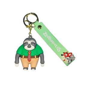 Breloc Zootropolis Flash, 6 cm – Breloc din Silicon pentru Chei și Ghiozdan imagine